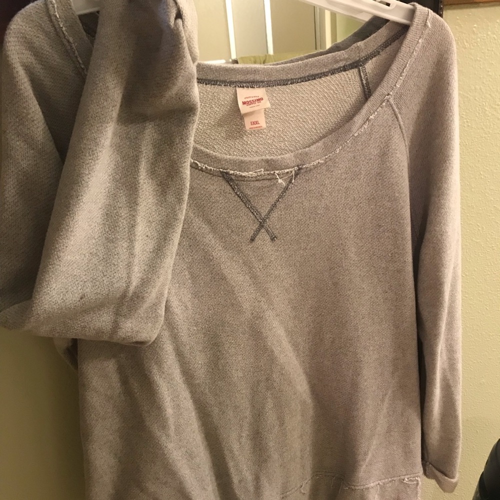 Over the shoulder sweater